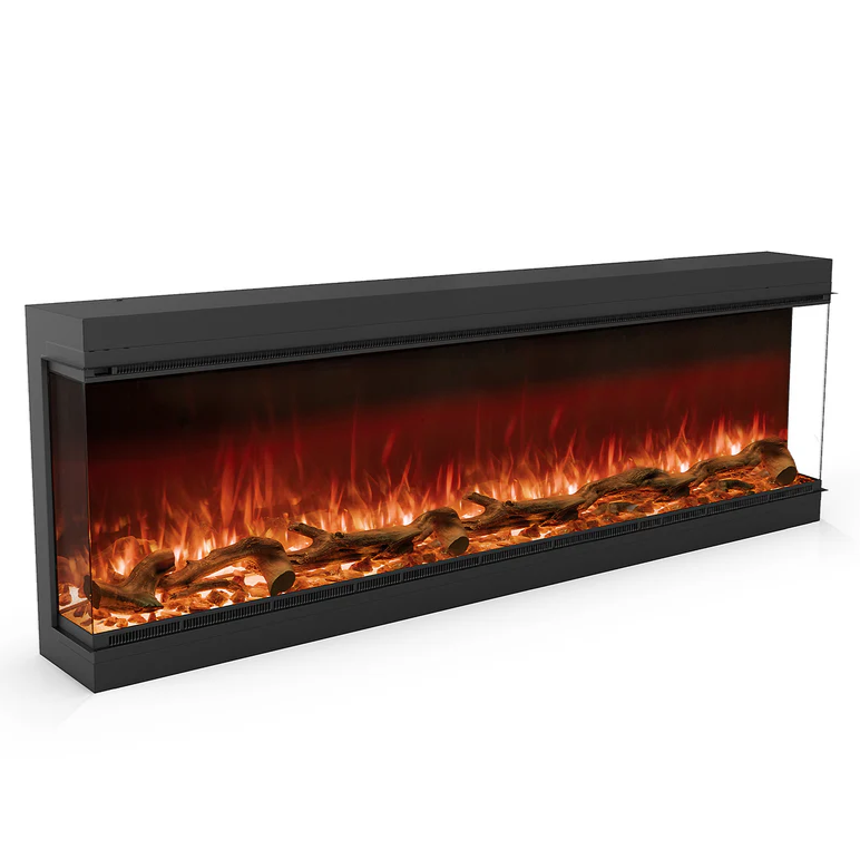 Astro 1800 Electric Fireplace Australia Indoor or Outdoor - three sided