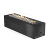 Galio Linear Automatic Gas Fire Pit Australia in Black colour