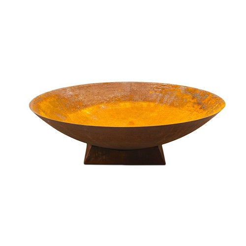 Cast Iron Firepit Bowl with Trivet Base - 120cm Diameter x 30cm High