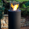 Totem Commerce Ethanol Burner Australia in a garden setting 