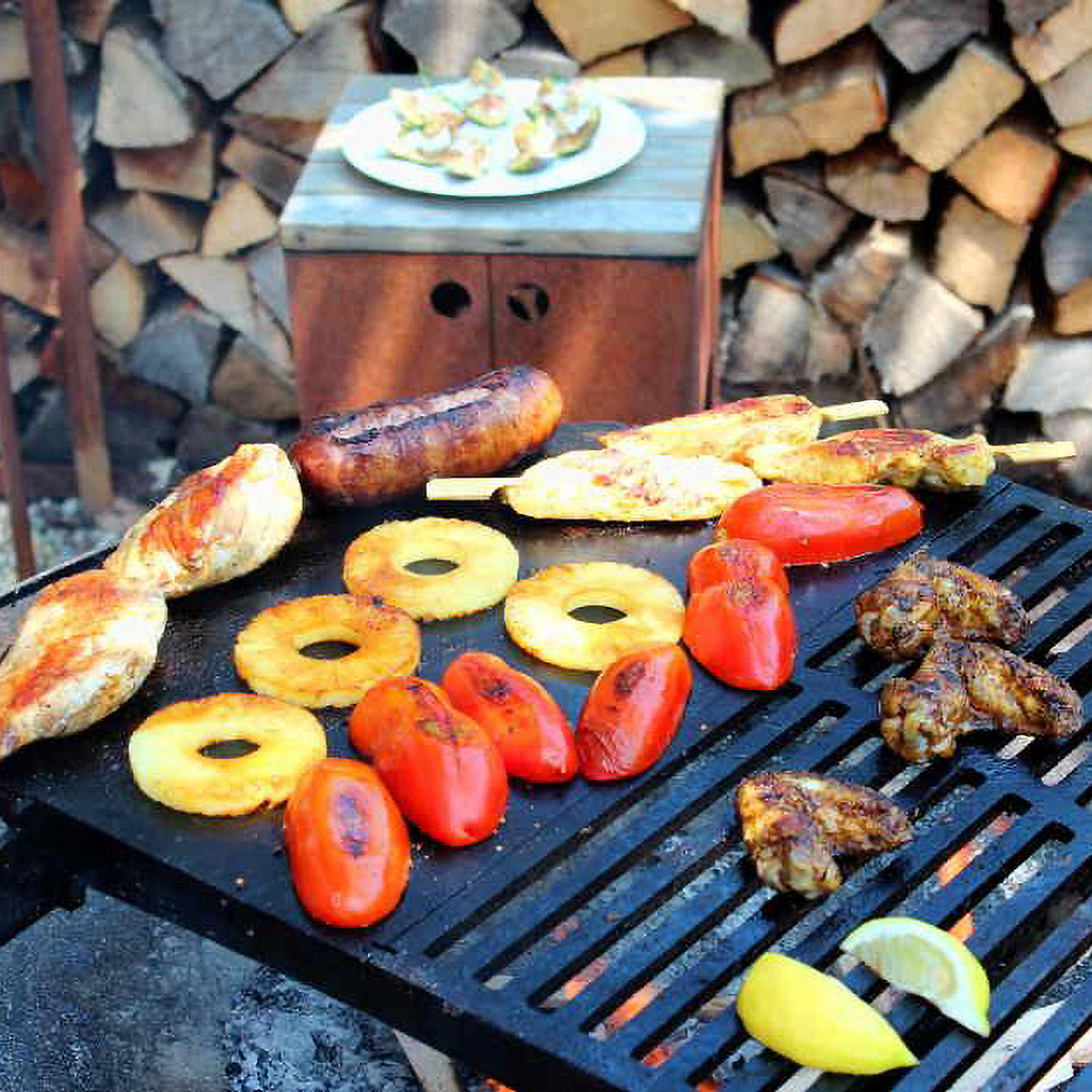 The Yagoona Barramundi BBQ Grill cooking an Australian barbecue