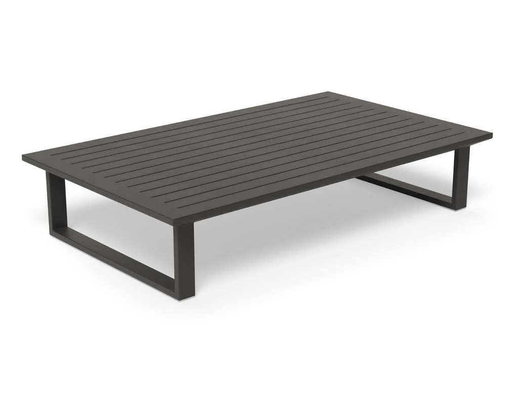 Vivara Outdoor Australia Rectangle Coffee Table in Charcoal 