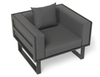 Vivara Sofa Australia - Single Seater outdoor in charcoal