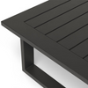 Close up of Vivara Outdoor Australia Coffee Table in Charcoal