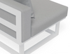 Vivara Sofa Australia Modular Section D - Corner in White colour close up