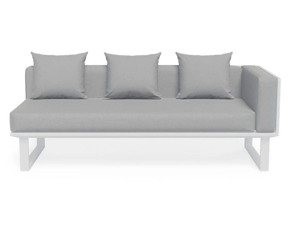 Vivara Sofa Australia Modular Section B - Right Arm in White colour