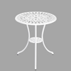 Dominique table from the 3 Piece Cast Aluminium setting