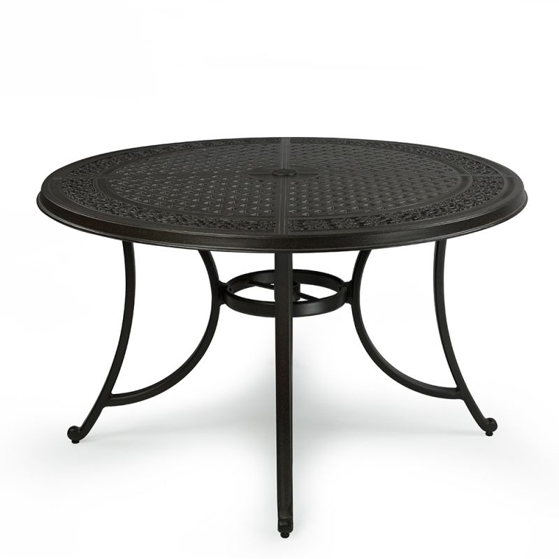 Fuji Aluminium Round Table in sand black colour