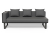 Vivara Sofa Australia Modular Section A - Left Arm in Charcoal colour