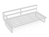 Frame of Vivara Sofa Australia Modular Section A - Left Arm in White colour