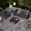 Charcoal coloured Vivara Sofa Australia - Single and Two Seater outdoor furniture