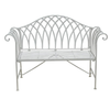 Lavinia Iron Bench Australia in Antique White colour