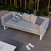 White coloured Vivara outdoor Sofa Australia - Two Seater