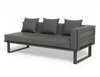 Vivara Sofa Australia Modular Section B - Right Arm in Charcoal colour