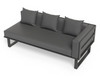 Vivara Sofa Australia Modular Section B - Right Arm in Charcoal colour