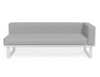 Vivara Sofa Australia Modular Section B - Right Arm in White colour