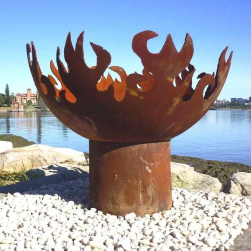 The Flame Dancer Fire Pit - 80cm Diameter x 40cm Deep