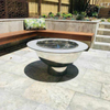 The Teppanyaki Stainless Steel Fire Pit and grill - 100cm Diameter x 55cm High