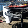 The Ultimate BBQ Fire Pit cooking up a feast