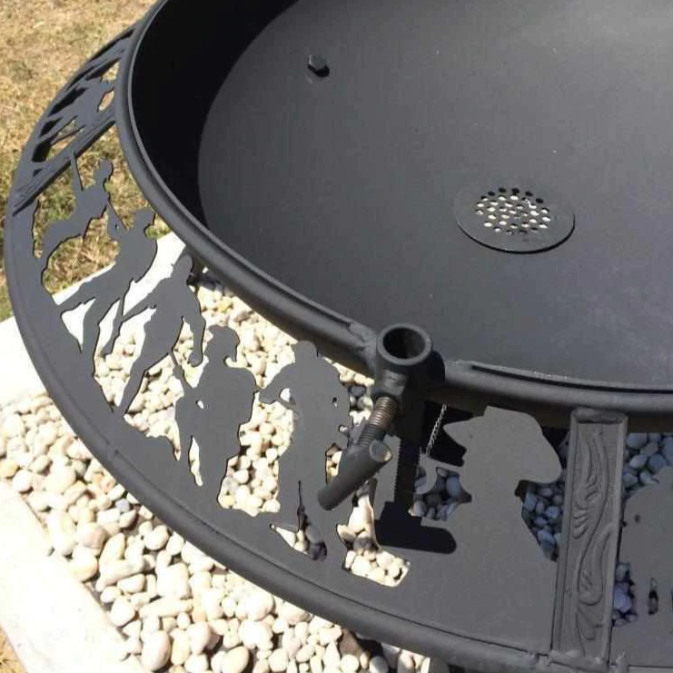 The Ultimate BBQ Fire Pit with Anzac pattern