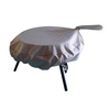 The Ultimate BBQ Fire Pit with a cover on