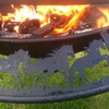 Close up of the Ultimate BBQ Fire Pit - Australia