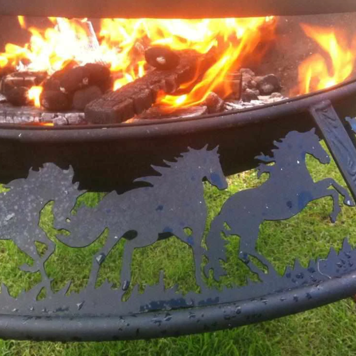 Close up of the Ultimate BBQ Fire Pit - Australia