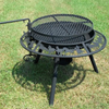 The Ultimate BBQ Fire Pit cowboy pattern - 90cm Diameter